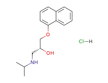 Molecular Structure of 3506-09-0 (PROPRANOLOL HYDROCHLORIDE)