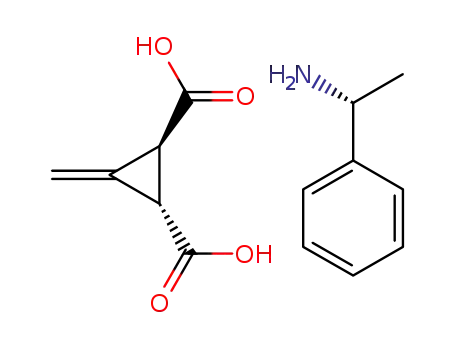 (1S,2S)-(-)-3-methylenecyclopropane-1,2-dicarboxylic acid (R)-(+)-α-methylbenzammonium salt