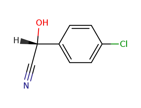 Molecular Structure of 97070-79-6 ((R)-(+)-4-CHLOROMANDELONITRILE)