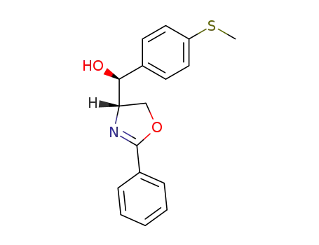 (S)-(4-Methylsulfanyl-phenyl)-((S)-2-phenyl-4,5-dihydro-oxazol-4-yl)-methanol