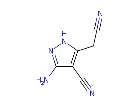 5-amino-3-cyanomethyl-4-pyrazolecarbonitril