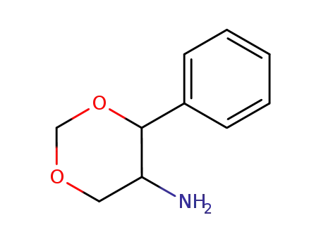 Molecular Structure of 78021-92-8 (1,3-Dioxan-5-amine, 4-phenyl-)