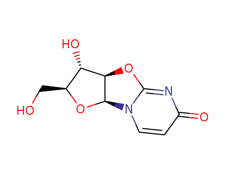 Molecular Structure of 31501-46-9 (2,2'-ANHYDRO-L-URIDINE)