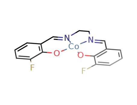 Molecular Structure of 62207-76-5 ([[2,2'-[ethylenebis(nitrilomethylidyne)]bis[6-fluorophenolato]]-N,N',O,O']cobalt)