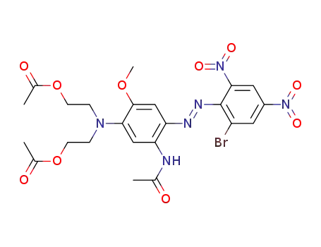 Molecular Structure of 75497-74-4 (Disperse Blue  79:1)