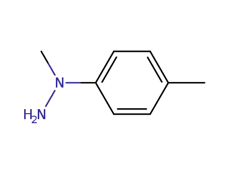 Molecular Structure of 24006-21-1 (N-methyl-N-(4-methylphenyl)hydrazine)