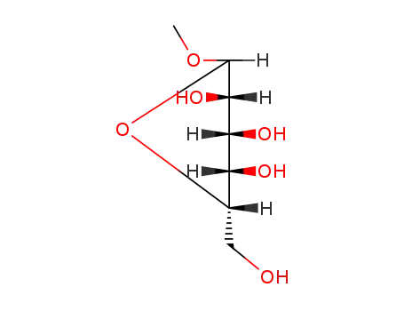 Molecular Structure of 3149-68-6 (METHYL-D-GLUCOPYRANOSIDE)