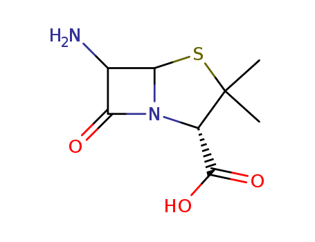 6-AMINO-3,3-DIMETHYL-7-OXO-4-THIA-1-AZA-BICYCLO[3.2.0]HEPTANE-2-CARBOXYL
