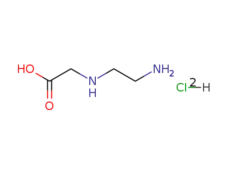 Molecular Structure of 90902-26-4 (Glycine, N-(2-aminoethyl)-, hydrochloride)