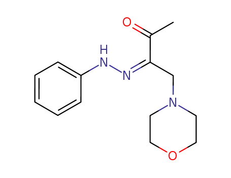 2,3-Butanedione, 1-(4-morpholinyl)-, 2-(phenylhydrazone)