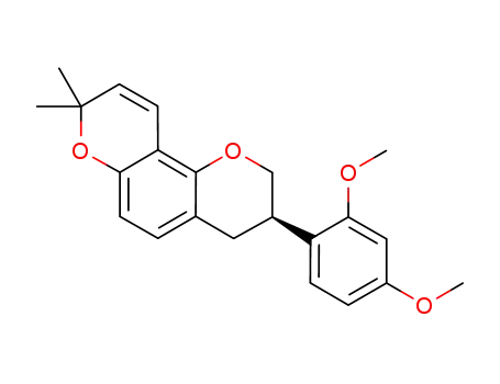 (R)-3-(2,4-dimethoxyphenyl)-8,8-dimethyl-3,4-dihydro-2H,8H-pyrano[2,3-f]chromene