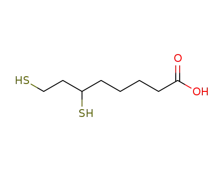 Molecular Structure of 7516-48-5 ((+/-)-Dihydrolipoic acid)