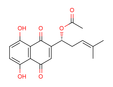 5,8-Dihydroxy-2-[(S)-1-acetoxy-4-methyl-3-pentenyl]-1,4-naphthalenedione