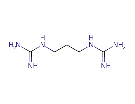 Molecular Structure of 62476-84-0 (N-(3-GUANIDINOPROPYL)GUANIDINE)