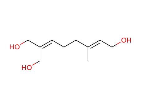 Molecular Structure of 82426-07-1 (2,6-Octadiene-1,8-diol, 2-(hydroxymethyl)-6-methyl-, (E)-)