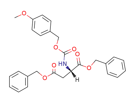Molecular Structure of 145126-13-2 (Moz-Asp(Bzl)-OBzl)