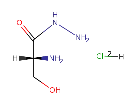 Molecular Structure of 55819-71-1 (DL-SERINE HYDRAZIDE HYDROCHLORIDE)