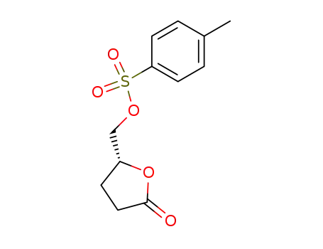 Molecular Structure of 58879-33-7 ((R)-(-)-GAMMA-TOLUENESULFONYLMETHYL-GAMMA-BUTYROLACTONE)