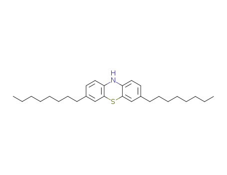 Molecular Structure of 6044-61-7 (3,7-dioctyl-10H-phenothiazine)