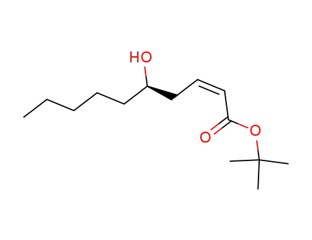 (R)-tert-butyl-(Z)-5-hydroxy-2-decenoate