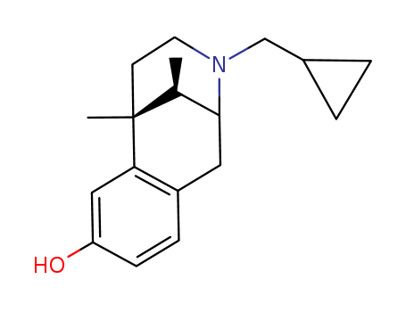 2,6-Methano-3-benzazocin-8-ol,3-(cyclopropylmethyl)-1,2,3,4,5,6-hexahydro-6,11-dimethyl-, (2R,6R,11R)-rel-