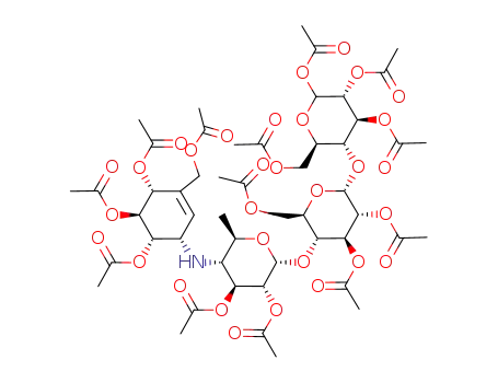 Molecular Structure of 117065-98-2 (Acarbose tridecaacetate)
