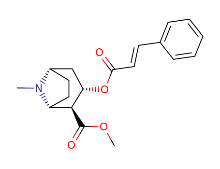 Molecular Structure of 521-67-5 (cinnamoylcocaine)