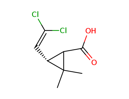 Cyclopropanecarboxylicacid, 3-(2,2-dichloroethenyl)-2,2-dimethyl-, (1R,3S)-rel-