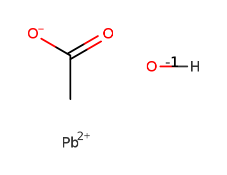 Molecular Structure of 15773-48-5 (Acetic acid, lead(2+) salt, monohydrate)