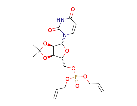 Molecular Structure of 112677-94-8 (5'-Uridylic acid, 2',3'-O-(1-methylethylidene)-, di-2-propenyl ester)