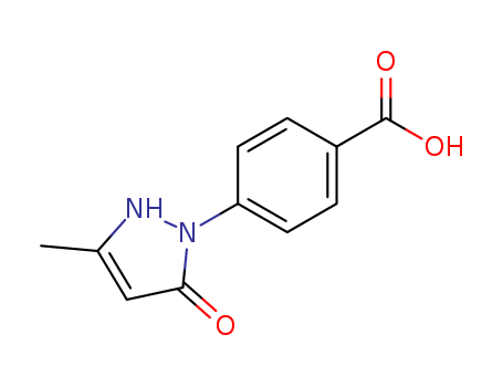 4-(3-Methyl-5-oxo-2-pyrazolin-1-yl)benzoic acid(60875-16-3)