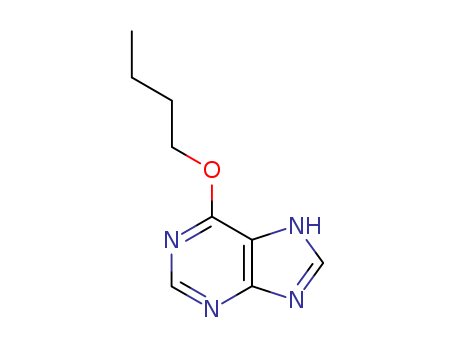 5454-70-6,6-N-BUTOXYPURINE,1H-Purine,6-butoxy- (9CI); Purine, 6-butoxy- (6CI); 6-Butoxypurine; 6-n-Butoxypurine; NSC23118; O6-n-Butylhypoxanthine