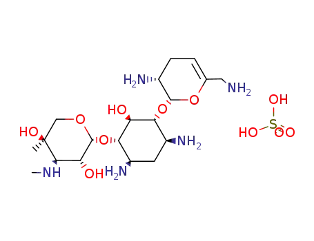 Molecular Structure of 53179-09-2 (SISOMICIN SULFATE)