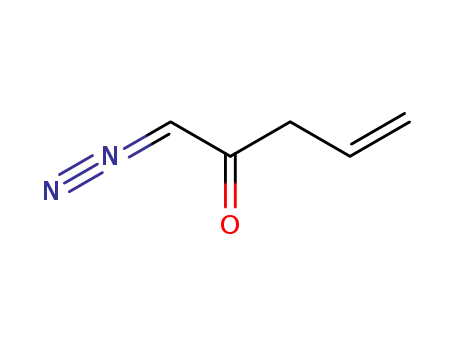 Molecular Structure of 59078-93-2 (4-Penten-2-one, 1-diazo-)