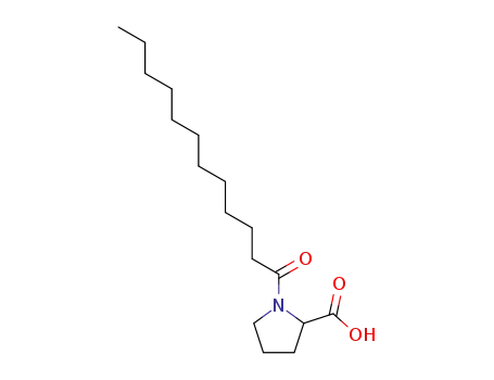 Molecular Structure of 58725-39-6 (N-Dodecanoyl-L-proline)