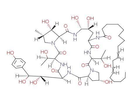 Molecular Structure of 54651-05-7 (Echinocandin B)