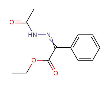 (Acetyl-hydrazono)-phenyl-acetic acid ethyl ester