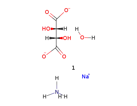 Butanedioic acid, 2,3-dihydroxy- (2R,3R)-, monoammonium
monosodium salt, tetrahydrate
