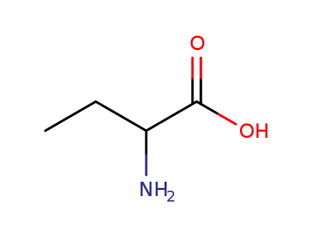 Molecular Structure of 80-60-4 (DL-2-AMINOBUTYRIC ACID)