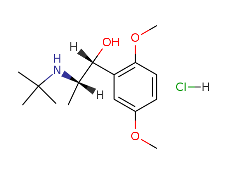 ALPHA-[1-(T-BUTYLAMINO)ETHYL]-2,5-DIMETHOXYBENZYL ALCOHOL HYDROCHLORIDE