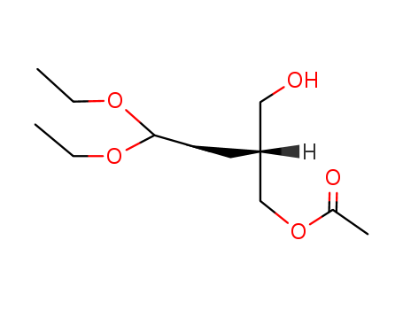 (R)-4,4-diethoxy-2-(hydroxymethyl)butyl acetate