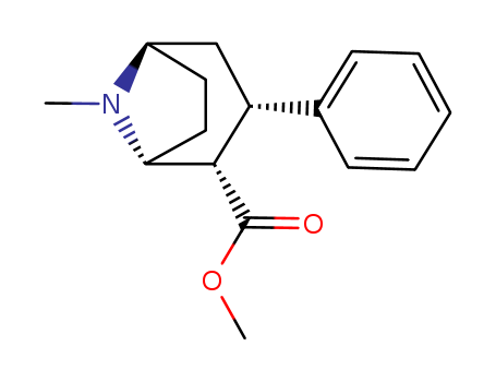 8-Azabicyclo[3.2.1]octane-2-carboxylicacid, 8-methyl-3-phenyl-, methyl ester, (1R,2S,3S,5S)-rel-