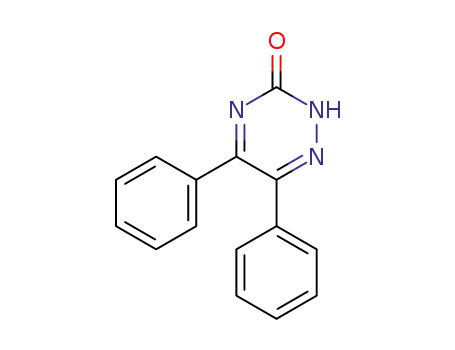 Molecular Structure of 4512-00-9 (3-HYDROXY-5,6-DIPHENYL-1,2,4-TRIAZINE)