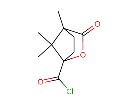 Molecular Structure of 104530-16-7 ((+)-Camphanic acid chloride)