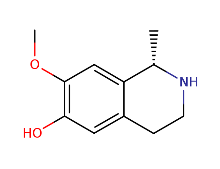 6-Isoquinolinol,1,2,3,4-tetrahydro-7-methoxy-1-methyl-, (1S)-