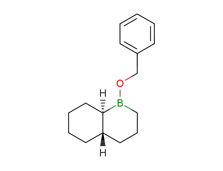 Molecular Structure of 878381-35-2 ((4aR,8aR)-1-Benzyloxy-decahydro-benzo[b]borinine)