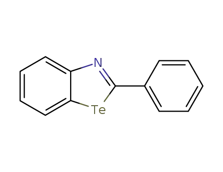 Molecular Structure of 89723-10-4 (Benzotellurazole, 2-phenyl-)