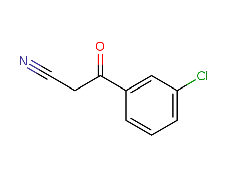 Molecular Structure of 21667-62-9 (3-CHLOROBENZOYLACETONITRILE)