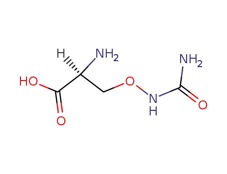 Molecular Structure of 67799-13-7 (L-Serine, O-[(aminocarbonyl)amino]-)