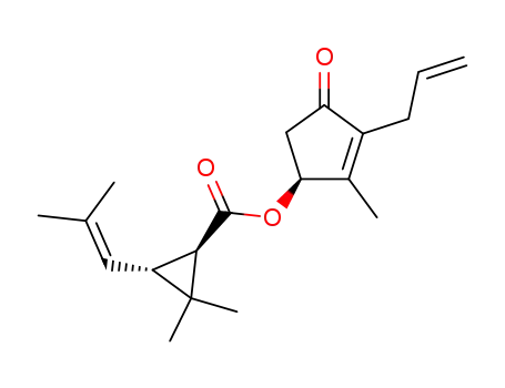 Molecular Structure of 28434-00-6 (S-Bioallethrin)